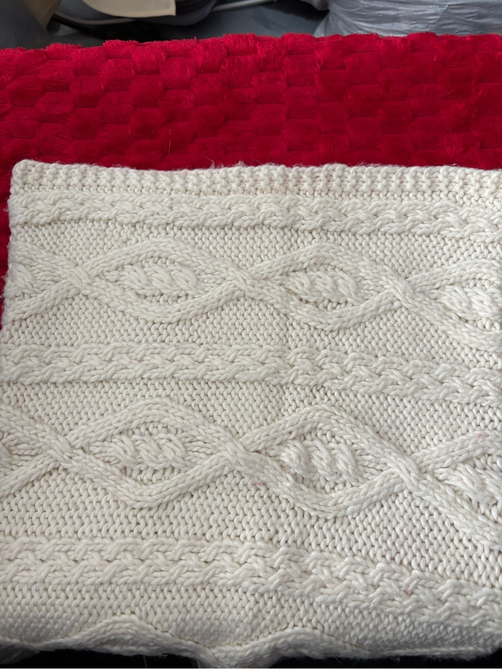 H&M Cream Cable Knit Women's Sweater